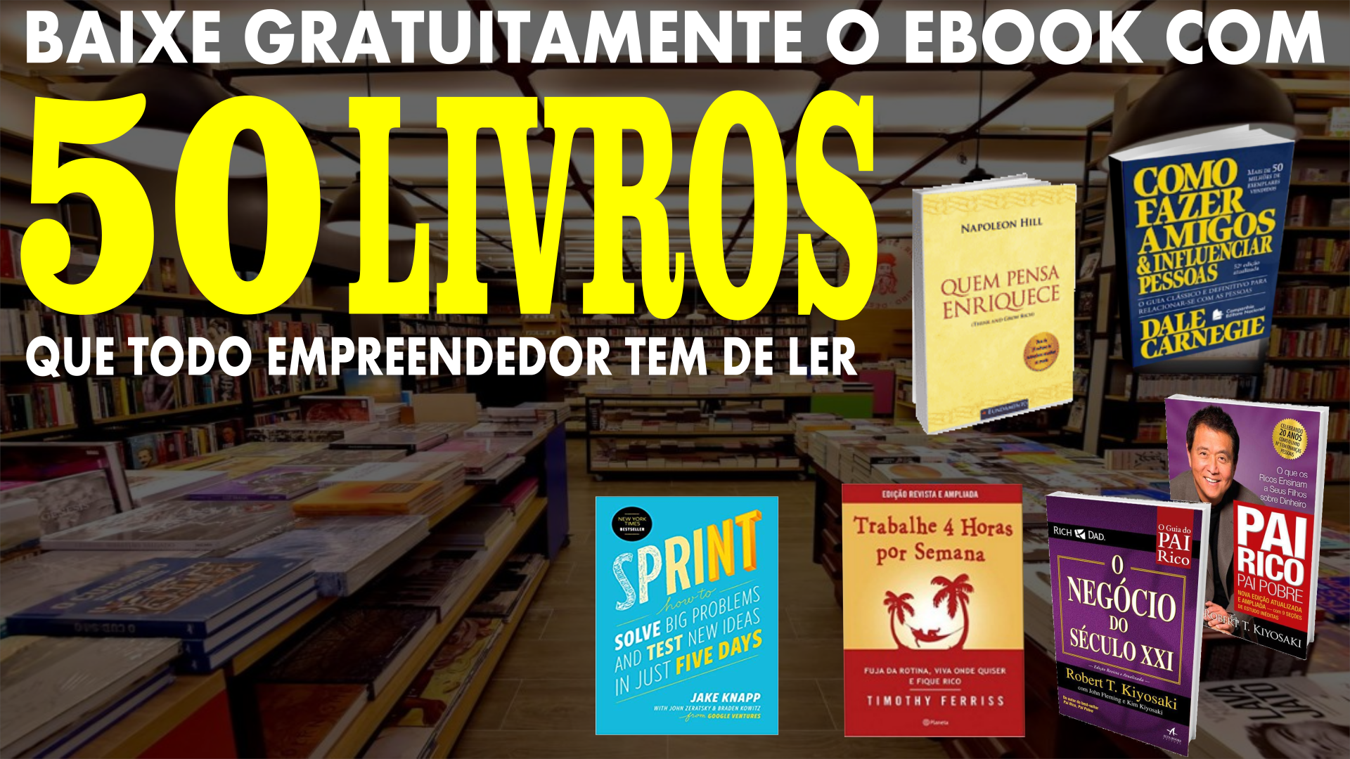 50 livros que todo empreendedor tem de ler